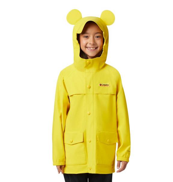Columbia Girls Waterproof Jacket UK - Disney Ibex Jackets Yellow UK-23945